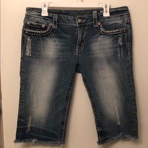 Miss Me Bermuda shorts